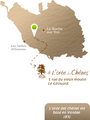 Carte A l'Orée des chênes