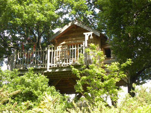 Cabane dans les arbres À l'Orée des Chênes